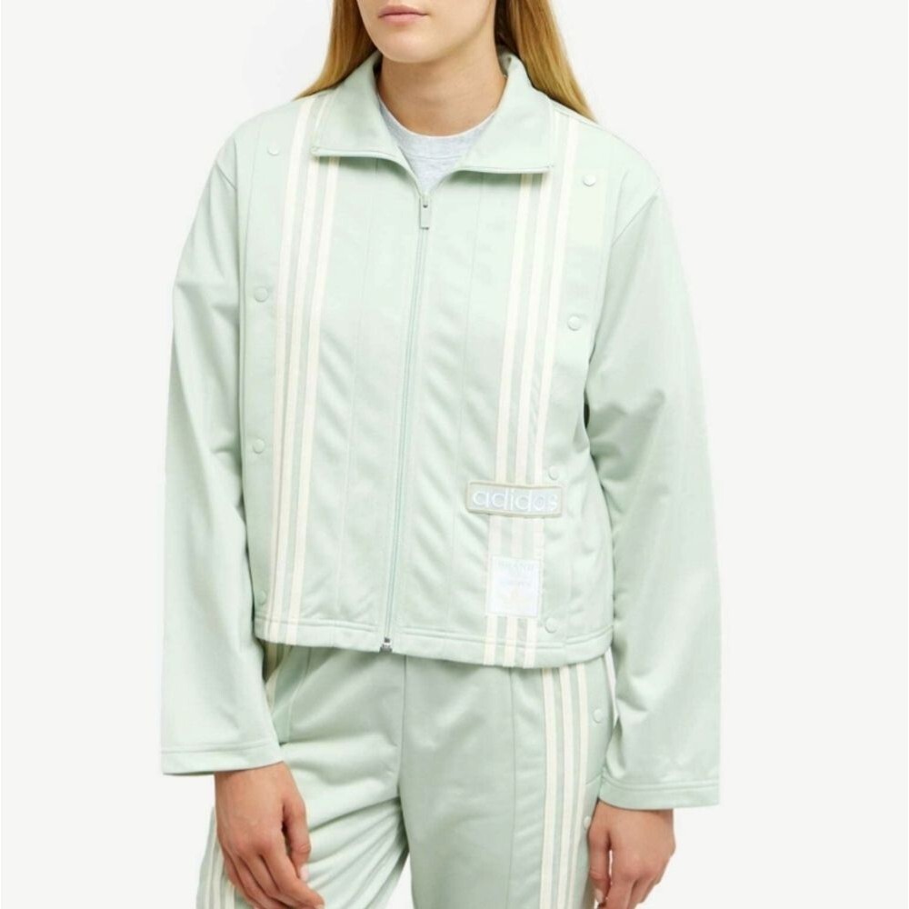 Adidas Originals Adibreak Neutral Court Track Jacket Mint Green Sage Small (27) - Picture 2 of 12